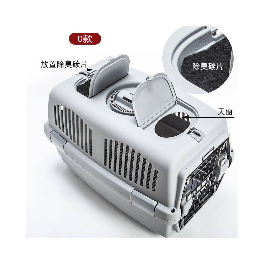 Cat bag for outings Tangqi pet aviation box large cage cat and dog super large and medium sized dog car mounted pet bag image 2