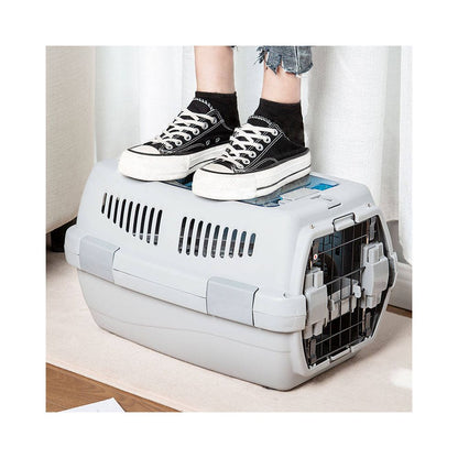 Cat bag for outings Tangqi pet aviation box large cage cat and dog super large and medium sized dog car mounted pet bag image 3