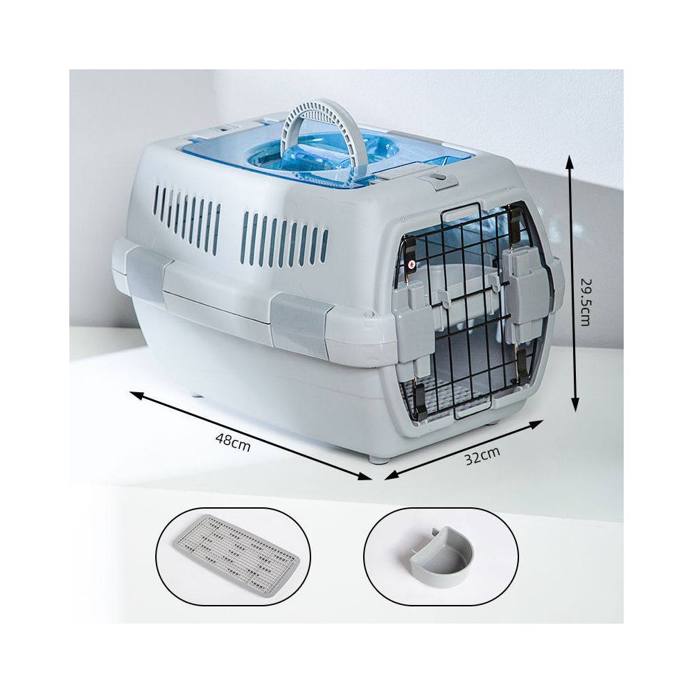 【棠旗 Tangqi】大空間寵物航空箱｜超大容量貓狗運輸籠，中大型犬/多貓專用提籠，車載/航空託運兩用，加厚耐摔外出籠