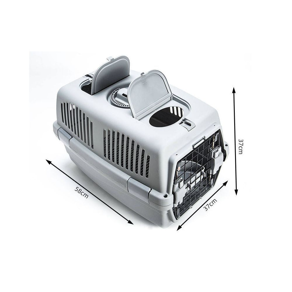 【棠旗 Tangqi】大空間寵物航空箱｜超大容量貓狗運輸籠，中大型犬/多貓專用提籠，車載/航空託運兩用，加厚耐摔外出籠