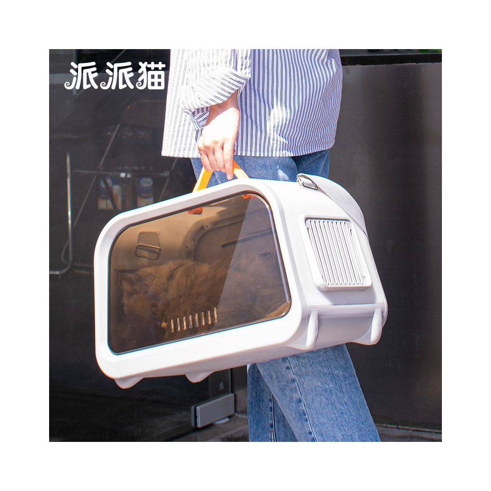 Pai Pai Cat Bag Portable Space Cabin Pet Backpack Portable Aircase Large Capacity Shoulder Bag Cat image 0