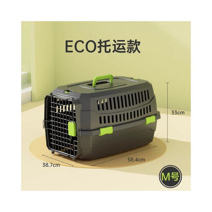 【ECO Pet】專業寵物航空箱｜符合 IATA 飛行託運標準，犬貓外出提籠/手提貓籠，耐衝擊空運專用運輸籠，輕巧透氣寵物登機箱