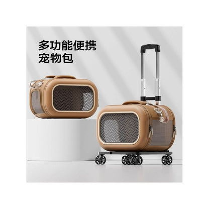 Cat bag for outdoor use portable cat case single shoulder crossbody pet suitcase waterproof breathable large capacity outdoor aviation case image 0