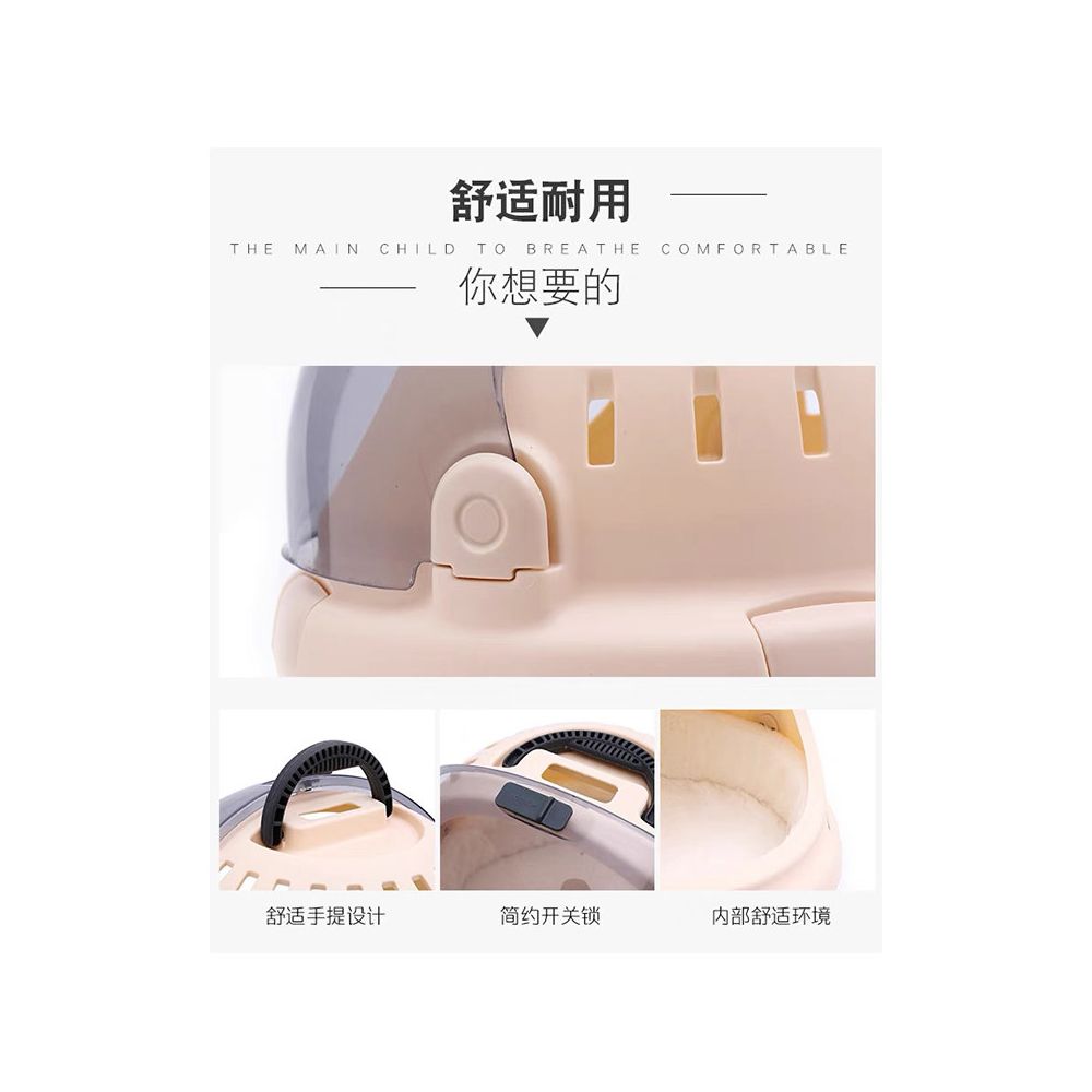 Pet outings spacecraft cat multi functional aviation case portable breathable cat bag all season universal pet image 4