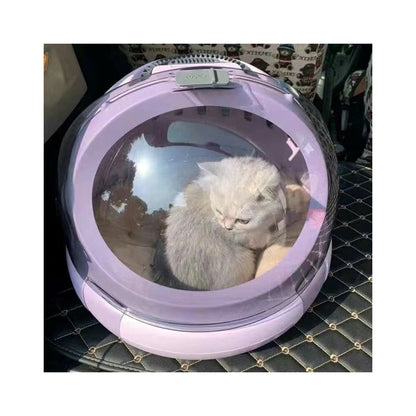 【四季通用】寵物全景太空艙外出包｜大空間透氣貓咪航空箱，手提/後背多功能運輸籠，180°大視野太空貓包，犬貓外出提籠首選