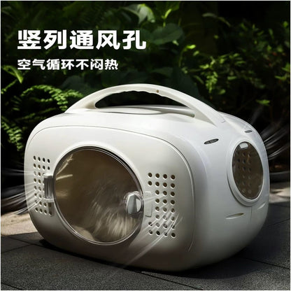 Portable Cat Bag for Going Out Portable Space Cabin Large Capacity Pet Aviation Box Cat Car Travel Dog Transport Box image 2