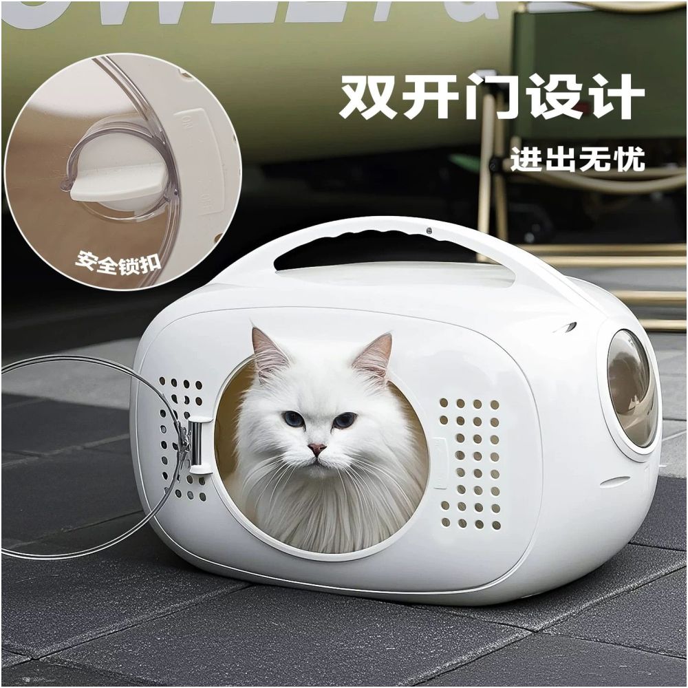 Portable Cat Bag for Going Out Portable Space Cabin Large Capacity Pet Aviation Box Cat Car Travel Dog Transport Box image 3