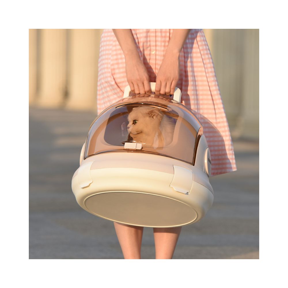 Paike is an aviation box for cats a space cabin for cats a cat bag for cats a cat nest for cats a cat cage for pets to go out a portable cat box and a shipping box image 2