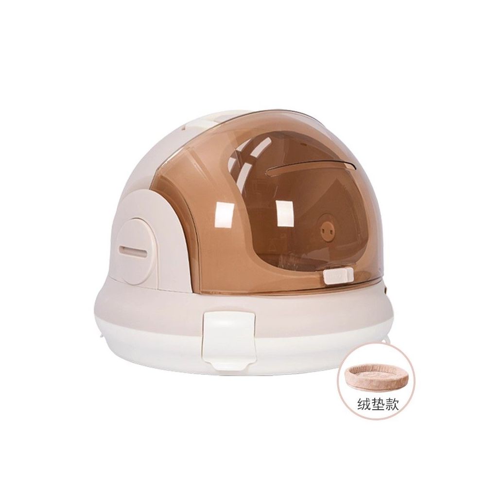 【派可 Paike】多功能寵物航空箱｜太空艙全景貓包，外出提籠/手提貓籠/空運寄送箱，居家變身舒適貓窩，大空間透氣運輸籠