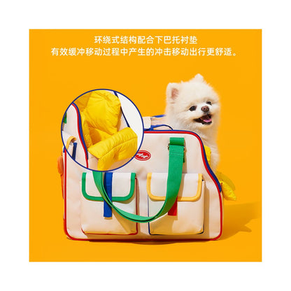 PETHROOM u0026Wiggle joint travel bag pet outdoor bag cat portable outdoor dog lightweight aviation case image 3