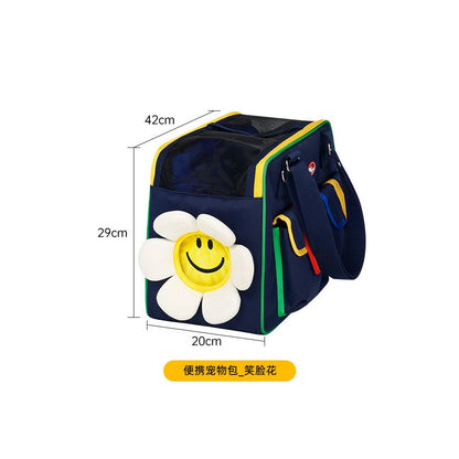 【PETHROOM & Wiggle Wiggle】聯名限量款寵物外出包｜極輕量化貓狗旅行包，符合航空規格提籠，撞色設計美學外出籠，專業減壓後背/手提兩用包