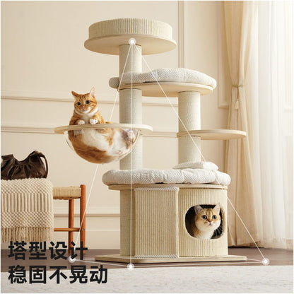 Beast brand Puff Short footed Cat Crawler Rack Small House No Occupation Household Large Cat Special Cat Scratch Board Cat Crawler Rack Integrated image 5