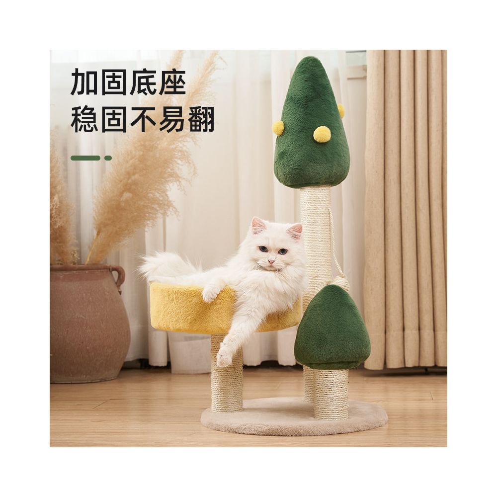 Cat climbing frame cat nest cat tree integrated frame cat scratch board small non occupying cat frame cat toy and supplies collection image 4