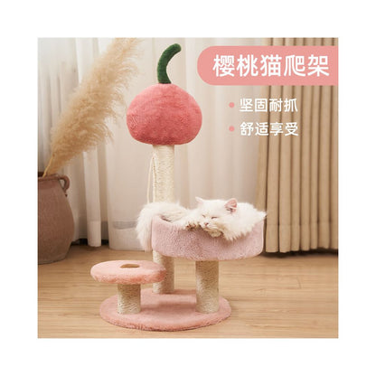 Cat climbing frame cat nest cat tree integrated frame cat scratch board small non occupying cat frame cat toy and supplies collection image 5