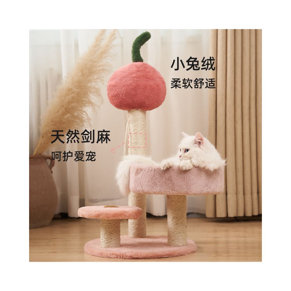 Cat climbing frame cat nest cat tree integrated frame cat scratch board small non occupying cat frame cat toy and supplies collection image 0