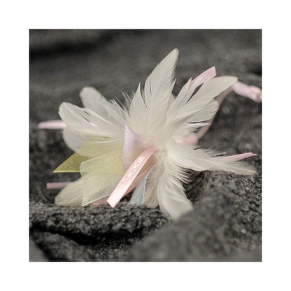 meowcard Fairy Feather Cat Toy with Bell Elastic Cord Feather Extension Wire and Bird image 3