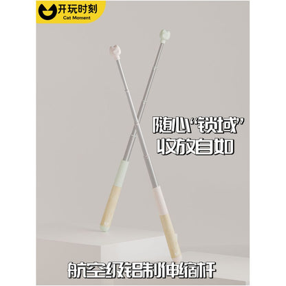 Playtime Cat Toy Imported Maple Telescopic Rod Self Entertainment and Entertainment for Cats Durable for Kittens image 5