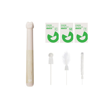 【Playtime】頂級進口楓木伸縮逗貓棒｜加強型耐抓耐啃咬，幼貓自嗨互動必備，高質感實木伸縮桿，極致耐用防斷裂貓咪運動玩具