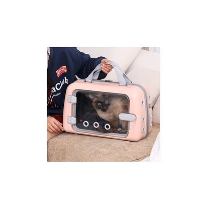 【全景視界】寵物出門旅行包｜大容量全透氣太空艙，便攜式貓咪外出背帶，減壓護脊寵物後背包，高顏值通風透氣寵物提籠