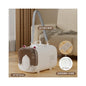 Portable cat carrier space capsule style crossbody style large capacity pet airline crate handheld cat stress resistant transport crate image 0