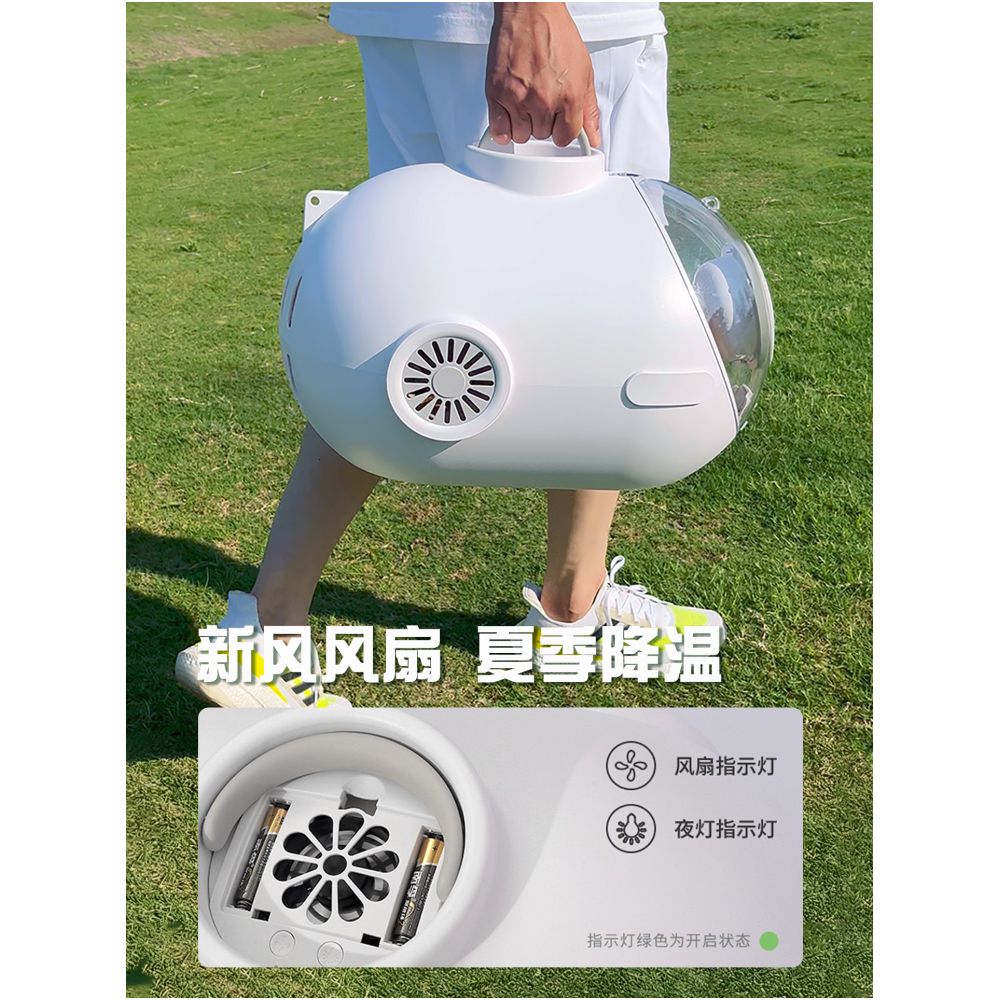 Space Capsule Cat Cart Portable and Lightweight Travel Pet Cat Dog Capsule Cat Cage for Outings image 1