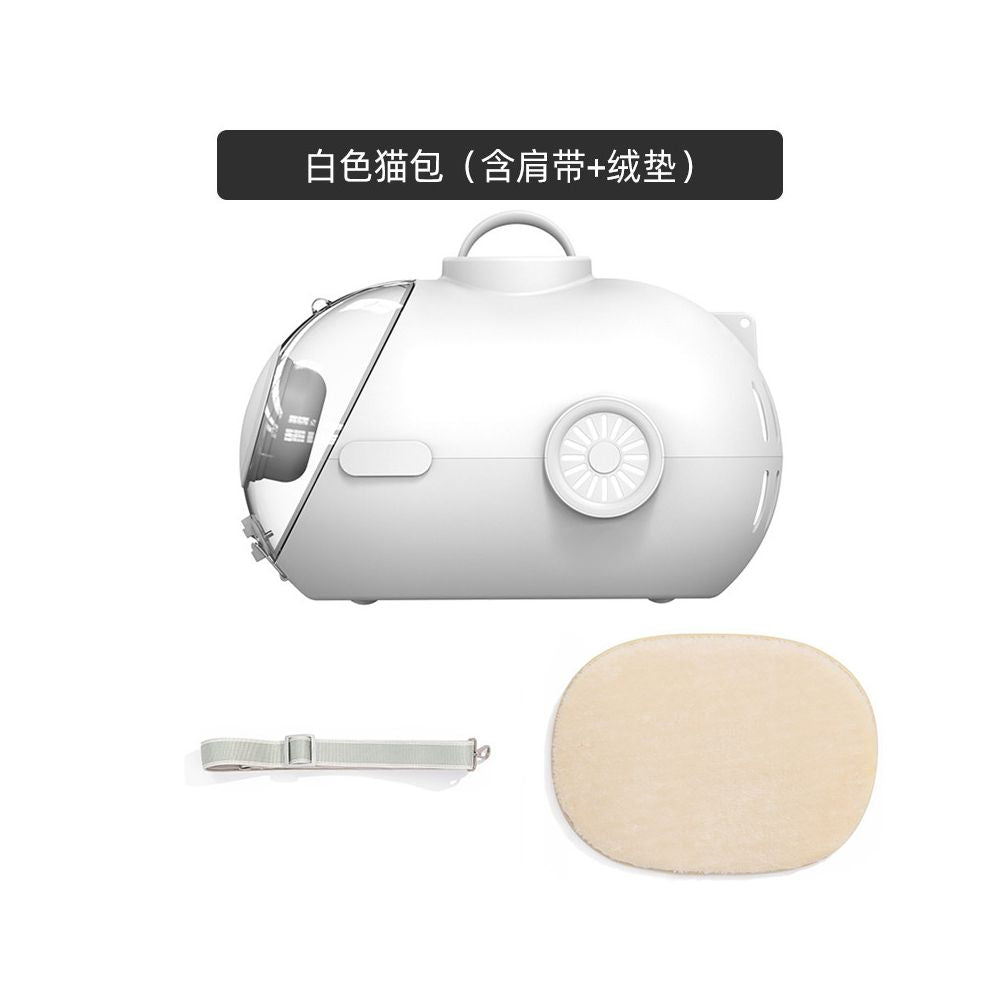 Space Capsule Cat Cart Portable and Lightweight Travel Pet Cat Dog Capsule Cat Cage for Outings image 0