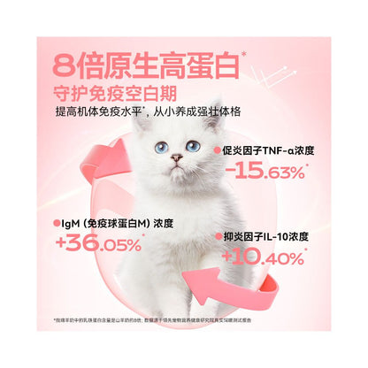 Leading low temperature baked kitten food goat milk fresh chicken fully nutritious high protein special milk cake for kittens image 4