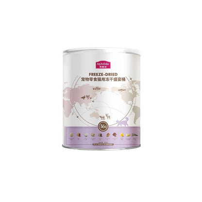 【Myfoodie 麥富迪】純肉冷凍乾燥貓零食 400g｜原肉切塊雞肉/鮭魚/雞胸肉，無添加高蛋白營養補充，全齡貓適用之大容量囤貨必備，寵物專屬生食級凍乾