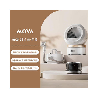MOVA 智能全自動貓砂盆｜超大空間防臭電動貓廁所，智慧感應一鍵清理