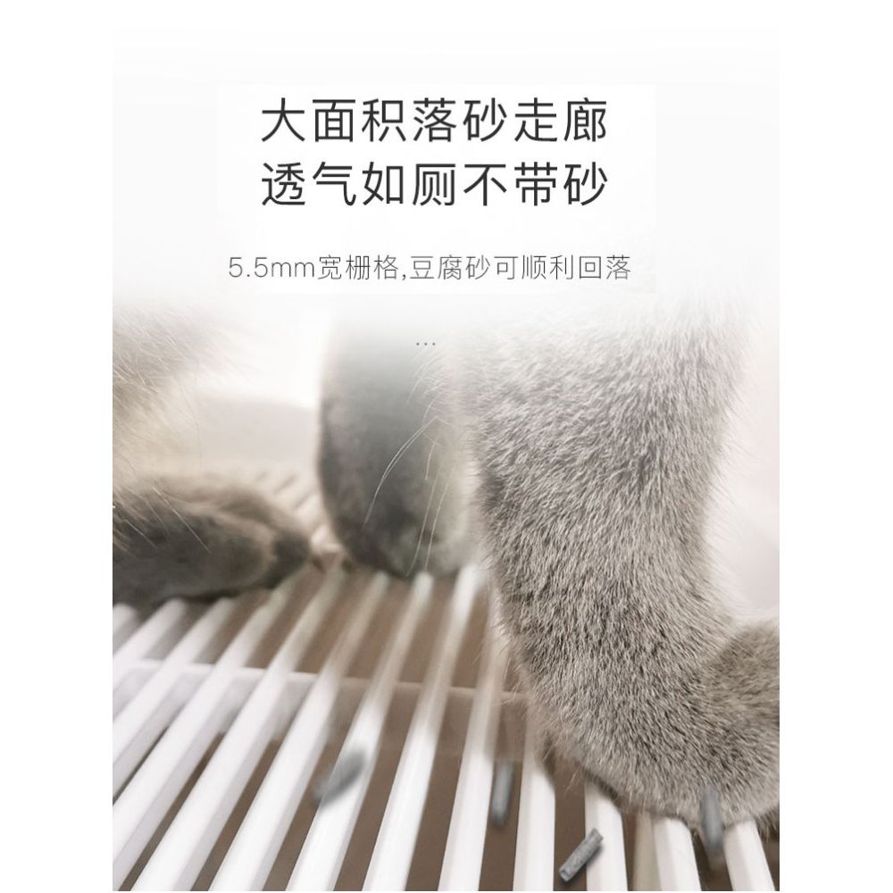 Holman Homerun First Class Cat litter box Semi enclosed Extra Large Drawer Cat Toilet Deodorizing and Splashing proof image 1