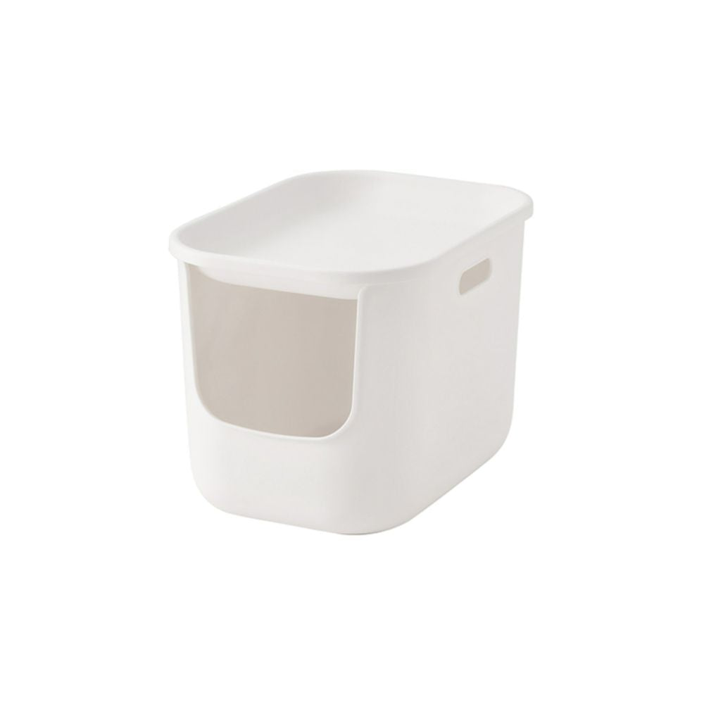 MUJI polypropylene covered cat litter box pet supplies semi enclosed splash proof cat toilet image 4