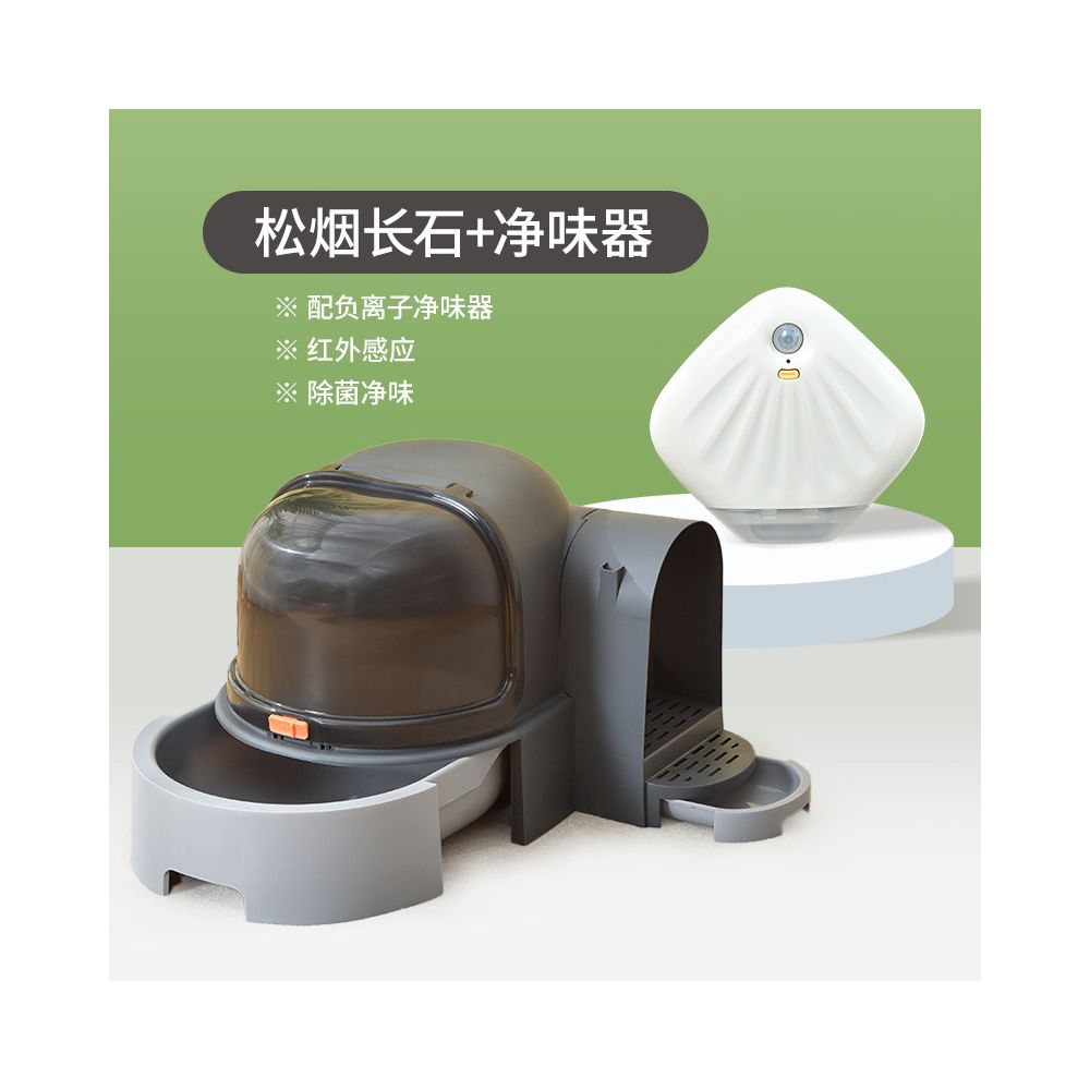 【Paikewei 派可為】走廊式全封閉貓砂盆｜抽屜式設計輕鬆清砂，特大空間防臭防噴濺，獨家落砂走廊有效防止帶砂（多貓家庭/大貓首選）