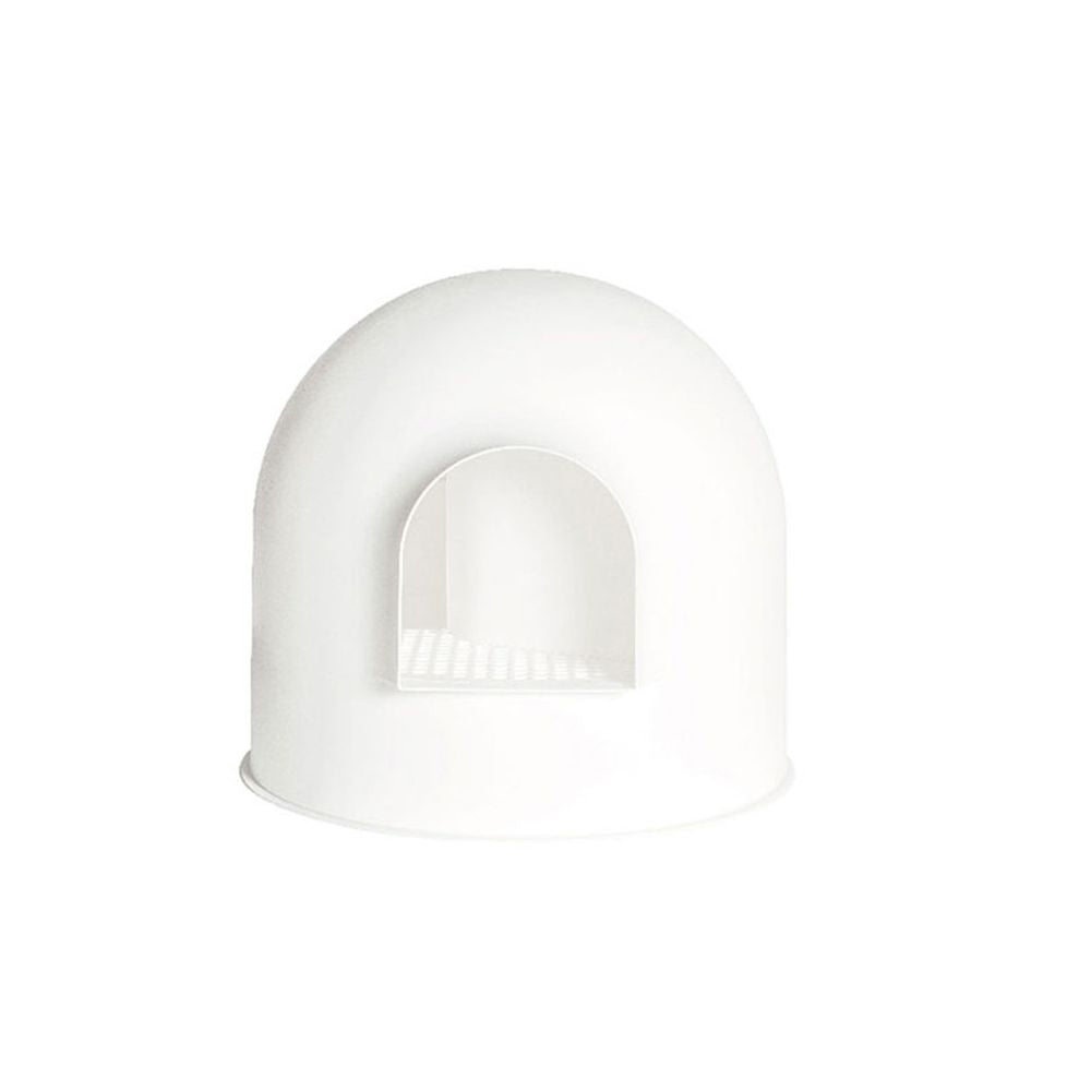 Pidan雪屋全封閉貓砂盆｜紅點獎經典設計，特大空間防落砂走廊，高效除臭防噴濺貓廁所，打造純淨居家美學