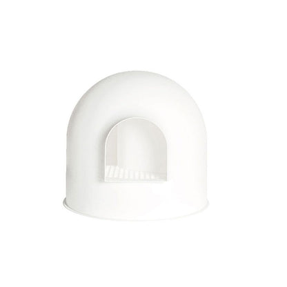 Pidan雪屋全封閉貓砂盆｜紅點獎經典設計，特大空間防落砂走廊，高效除臭防噴濺貓廁所，打造純淨居家美學