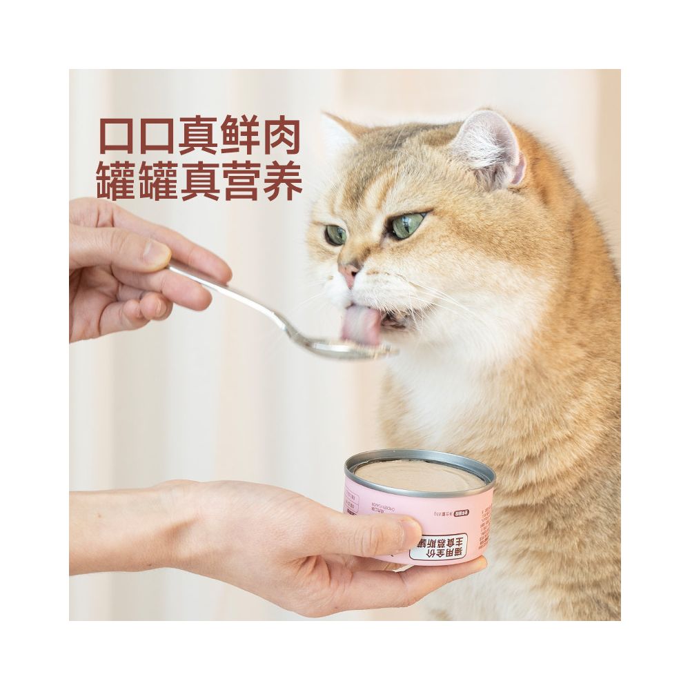 Golden Cat Food Full Price Staple Food Canned Mousse Chicken Fresh Meat Moisturized into Cat and Kitten Canned Wet Food Deng Feng s Home image 3
