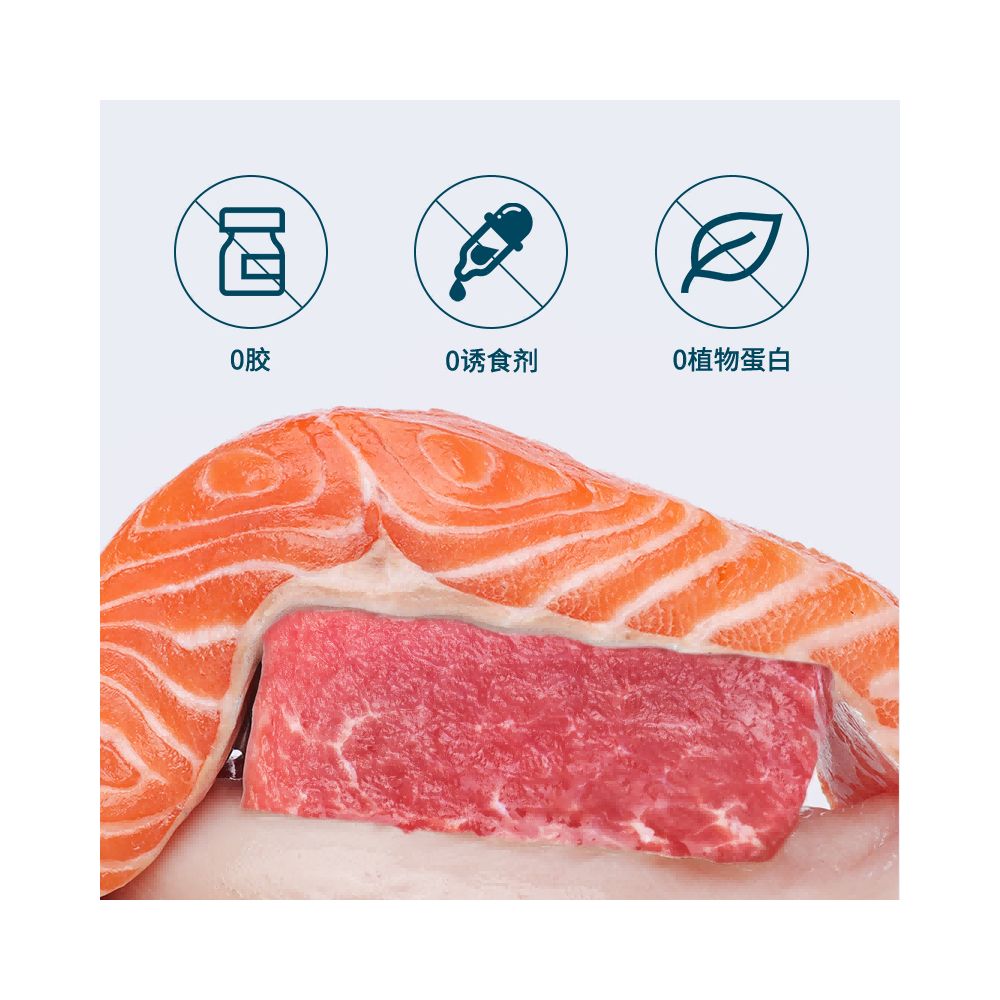 Fresh Lang Cat Staple Food Can Wet Food Salmon Chicken Beef Formula Cat Can Grain Free Full Price Cat Wet Food Cloth Doll Short Garfield Cat Suitable for 600g and 3000g Dual Specifications image 5