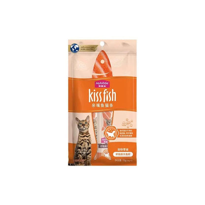 【麥富迪 Maifudi】親嘴魚系列貓條禮盒 100 支裝｜超大容量桶裝鮮肉濕食，英短/成貓幼貓補水營養獎勵，高適口性舔舔樂