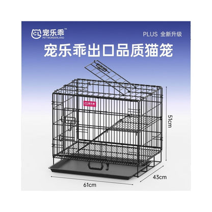 Pet Fun Cute Cat Cage with Extra Large Space Indoor Four Floors Cat Pet Cage with Drawable Chassis Multi functional Cat House image 2