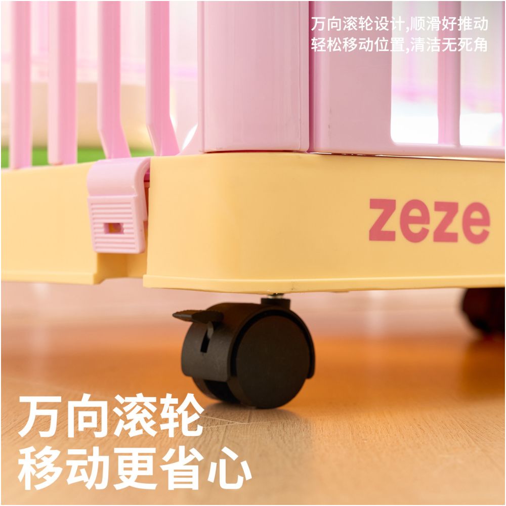 Zeze dog cage indoor pet cage dog fence medium sized dog small suitable for home use anti escape pet cage image 4