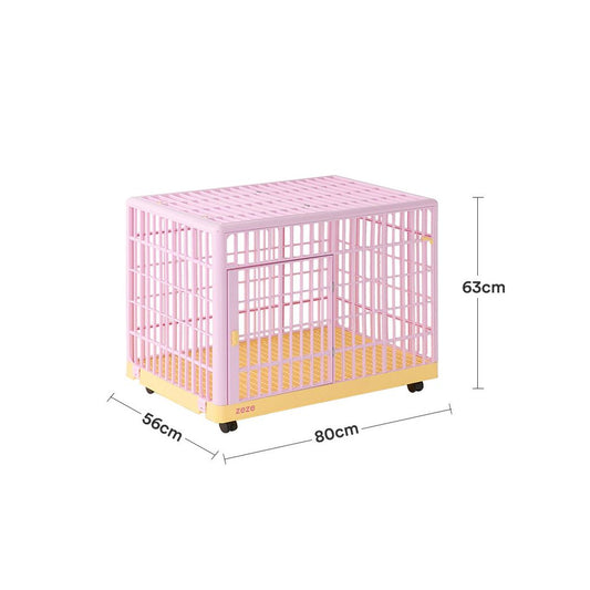 【Zeze】室內時尚狗籠｜加固防逃跑中小型犬寵物圍欄，家用質感室內犬籠，多功能防噴尿隔離籠
