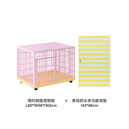 【Zeze】室內時尚狗籠｜加固防逃跑中小型犬寵物圍欄，家用質感室內犬籠，多功能防噴尿隔離籠