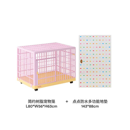 【Zeze】室內時尚狗籠｜加固防逃跑中小型犬寵物圍欄，家用質感室內犬籠，多功能防噴尿隔離籠