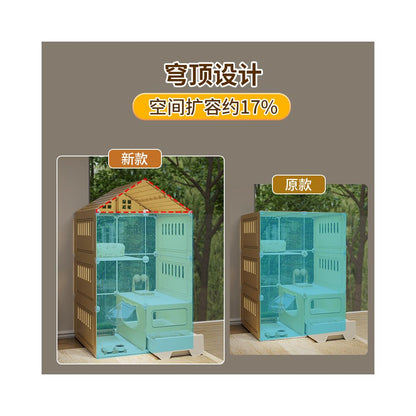 Cat Villa Home Indoor with Toilet Integrated Cat Cage Large Free Space New Cat Cage Cat House Cat House image 2