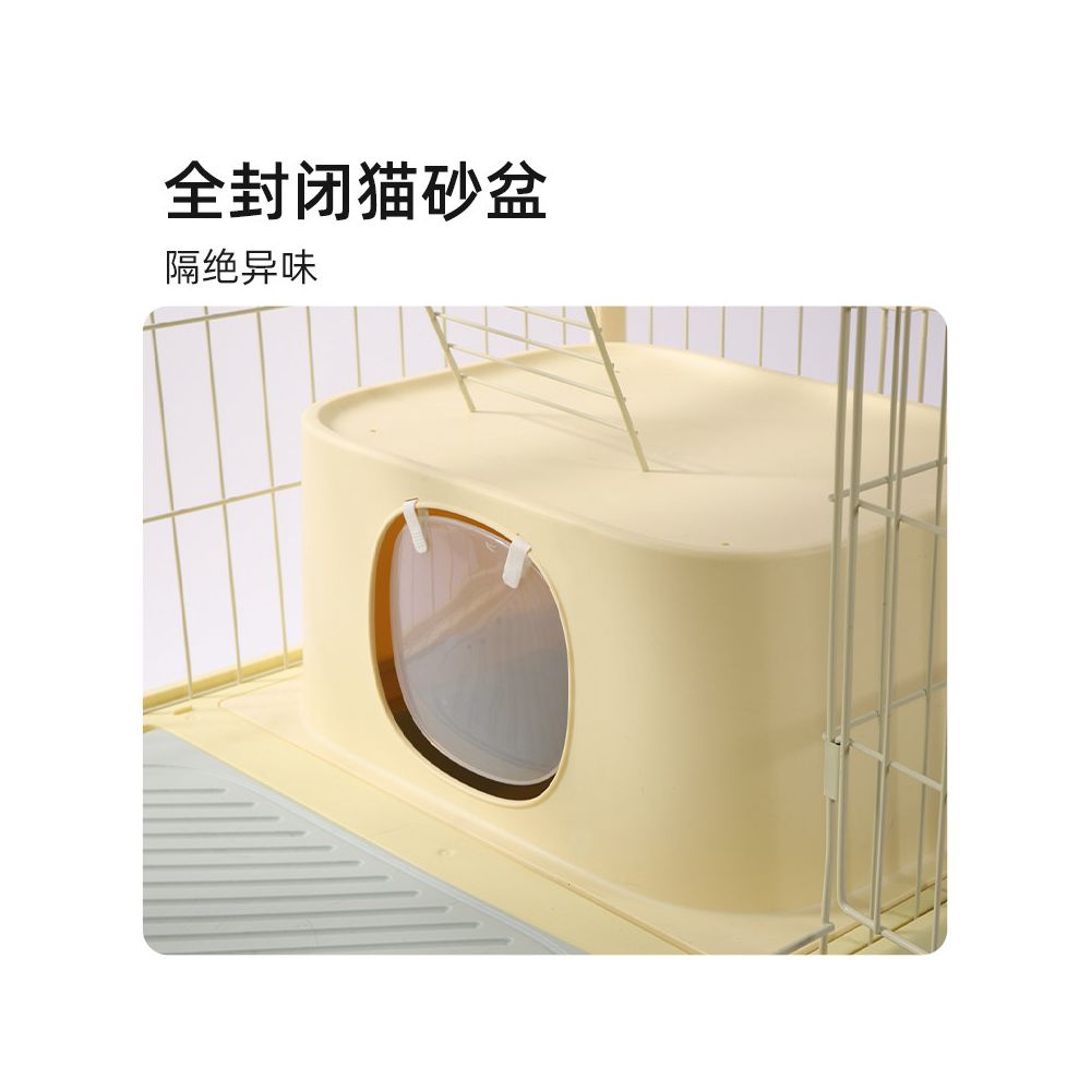 Wink Honey Cat Cage Cat Villa with Toilet Integrated Home Indoor Large Free Space Cat Nest Cat Cabinet image 3