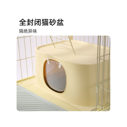 Wink Honey Cat Cage Cat Villa with Toilet Integrated Home Indoor Large Free Space Cat Nest Cat Cabinet image 3