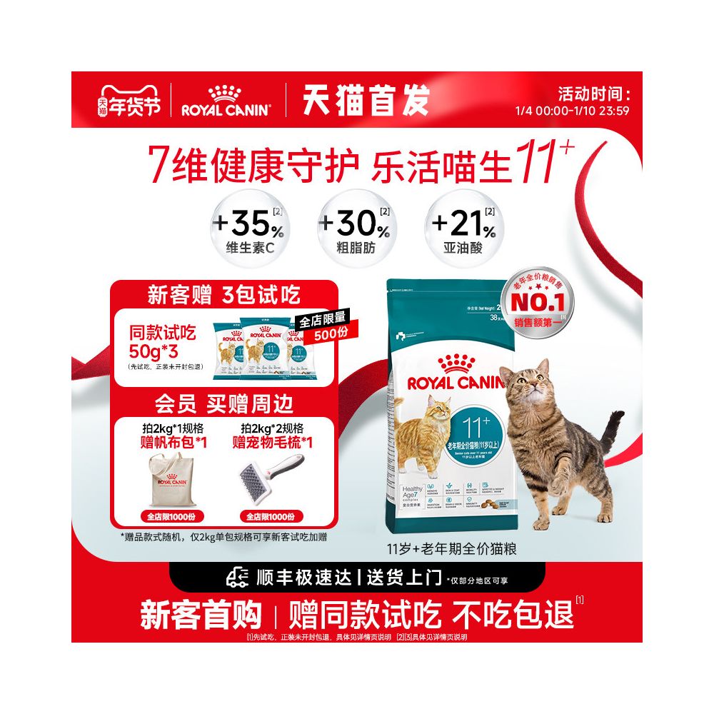New product launched Royal Cat Food AG28 a universal cat food with full nutritional value for cats aged 11 and above image 1