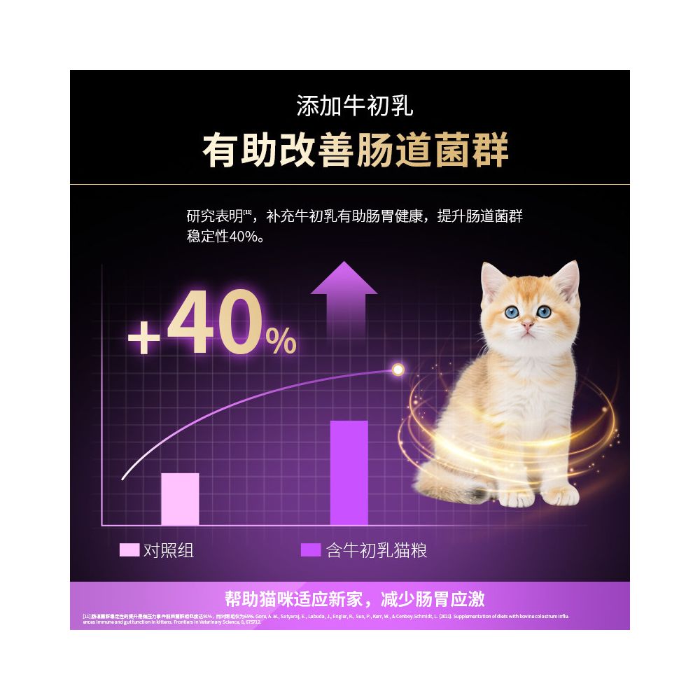 Official genuine Guanneng cat food kitten food milk cake milk cream weaning period indoor full price cat food image 3