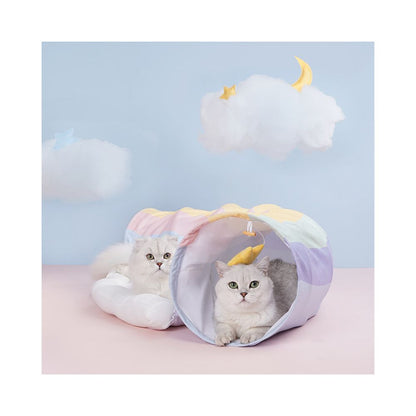 Zeze Rainbow Cat Tunnel Cat Nest Four Seasons Universal Cat Bed Cat Channel Detachable Washable Kitten Toys Pet Cat image 2
