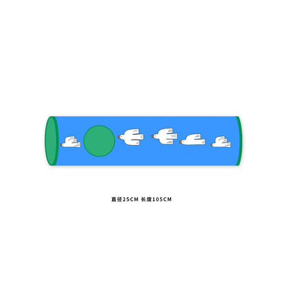 【CUL Pet】彩虹響紙貓隧道｜內置發聲響紙，多貓互動可折疊伸縮隧