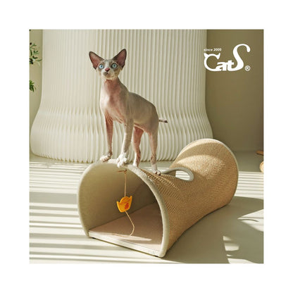 CatS Golden Treasure Cat Tunnel Human Fireworks Series Wooden Sisal Cat Scratch Board Cat Toy Multi Cat Big Cat Suitable image 3